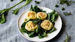 Bougnette: Fried Dumplings With Swiss Chard