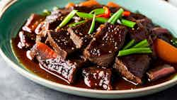 Braised Beef Brisket with Soy Sauce (Hóngshāo Niúgān)