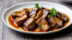 Braised Pork Trotters with Soy Sauce (红烧猪蹄)