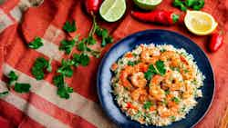 Briouat (spicy Shrimp Pilaf)