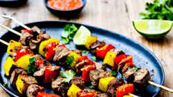 Brochettes (tunisian Spiced Lamb Kebabs)