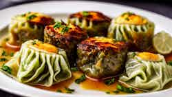 Cabbage Rolls with Bavarian Dumplings (Kohlrouladen mit Bayrischen Knödeln)