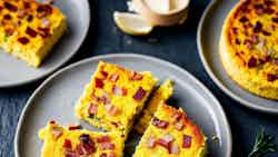 Cade Toulousain: Savory Cornbread With Cheese And Bacon