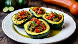 Calabacines Rellenos A La Andaluza (andalusian-style Stuffed Zucchini)