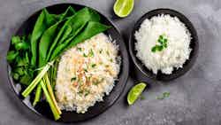 Cambodian Coconut Rice (Bai Chha K'rook)