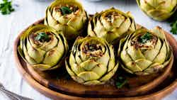 Carciofi Ripieni (ligurian Style Stuffed Artichokes)