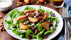 Carmel Caramelized Pear And Blue Cheese Salad