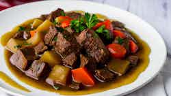 Cassava and Beef Stew (Ragoût de Manioc et de Bœuf)