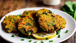 Cassava and Spinach Fritters (Beignets de Manioc et d'Épinards)