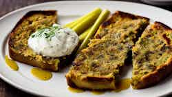 Caws Pobi (welsh Rarebit With Leeks)