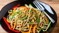 Cha Nom Banh Chok (stir-fried Glass Noodles)
