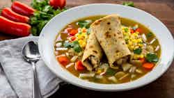 Chamorro Chicken Soup Burritos (kadu Burritos)