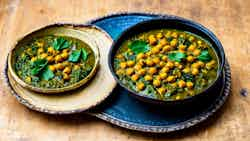 Chana Palak Bai (chickpea And Spinach Stew)