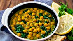 Chana Saag (hazaragi Chickpea And Spinach Curry)