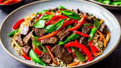 Chao Niu Li (szechuan Beef Stir-fry)