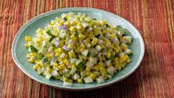 Chayote and Corn Salad (Ensalada de Chayote y Maíz)
