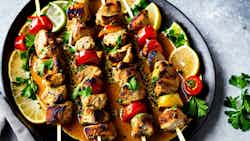 Chechen-style Chicken Skewers (Хьаламаш)