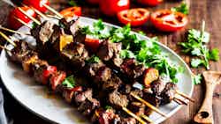 Chechen-style Lamb Skewers (Хьаламаш)