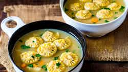 Cheesy Corn Dumplings In Chicken Soup (the Asunción Delight: Bori Bori)