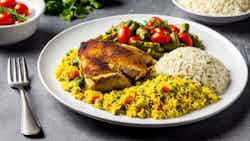 Chicken And Rice (somali Digaag Iyo Bariis)