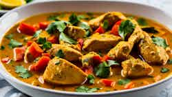 Chicken Cafreal (tangy Goan Coconut Chicken Curry)