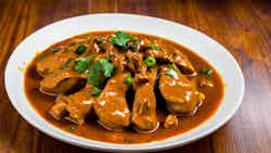 Chicken In Spicy Peanut Sauce (sajta De Pollo)