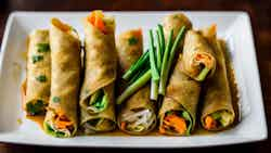 Chicken Kelaguen Spring Rolls