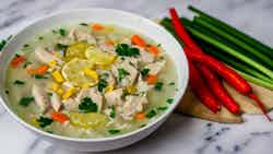 Chicken Lemon Rice Soup