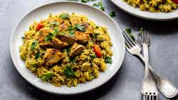 Chicken Pilaf (kodi Pulao)