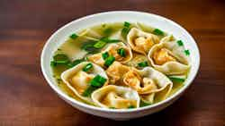 Chicken Wonton Soup (sopa De Wantan De Pollo)