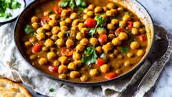 Chickpea Curry With Fried Bread (punjabi Chole Bhature)