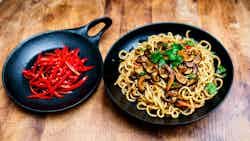 Chilli Mushroom Noodles