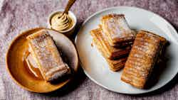 Churro Ice Cream Sandwiches With Dulce De Leche