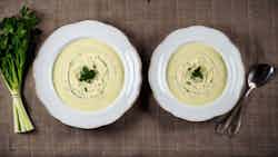 Ciorba De Praz Si Cartofi (creamy Leek And Potato Soup)