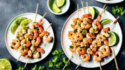 Coconut and Lime Shrimp Skewers (Brochettes de Crevettes à la Noix de Coco et au Citron Vert)