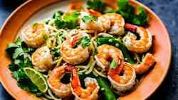 Coconut and Lime Shrimp Stir-Fry (Kokonas na Lime Prawns Stir-Frai)