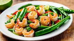 Coconut And Lime Shrimp Stir-fry