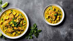 Coconut and Mango Chicken Curry (Curry de Poulet à la Noix de Coco et à la Mangue)