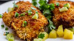 Coconut Crusted Chicken With Pineapple Salsa