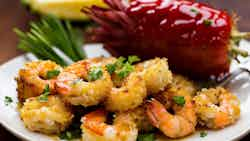 Coconut Crusted Shrimp With Pineapple Dipping Sauce