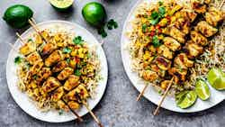 Coconut Lime Chicken Satay