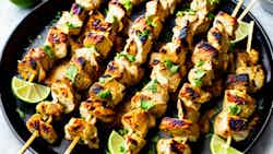 Coconut Lime Chicken Skewers