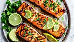 Coconut Lime Grilled Salmon