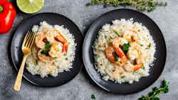 Coconut Rice With Shrimp