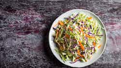 Colorful Coleslaw With A Tangy Dressing (zomba Zesty Slaw)