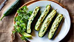 Concombre Farcis (haitian Style Stuffed Cucumbers)