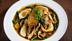 Conejo Al Ajillo (braised Rabbit In White Wine Sauce)