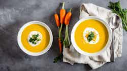 Creamy Carrot and Ginger Soup (Cremige Karotten-Ingwer-Suppe)