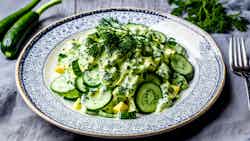 Creamy Cucumber and Dill Salad (Krämig Gurk- och Dillsallad)