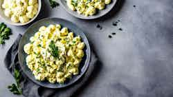 Creamy Garlic And Parmesan Mashed Cauliflower